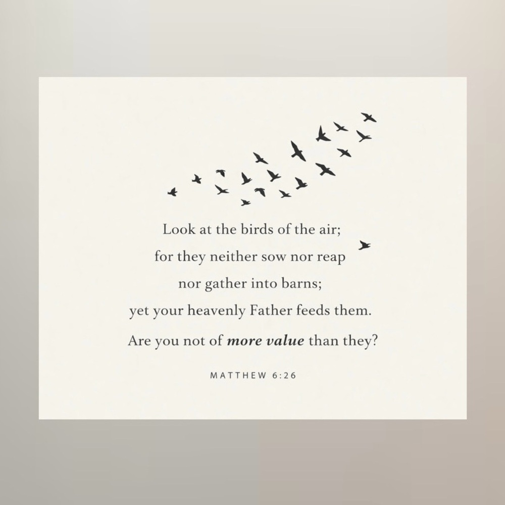 DDS Art Print, 8x10, Bible Verse, Paper Print, Unframed, Simply Series